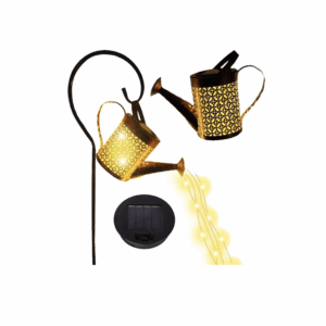 Solarna Lampa Ogrodowa – Konewka LED z Efektem Wodospadu