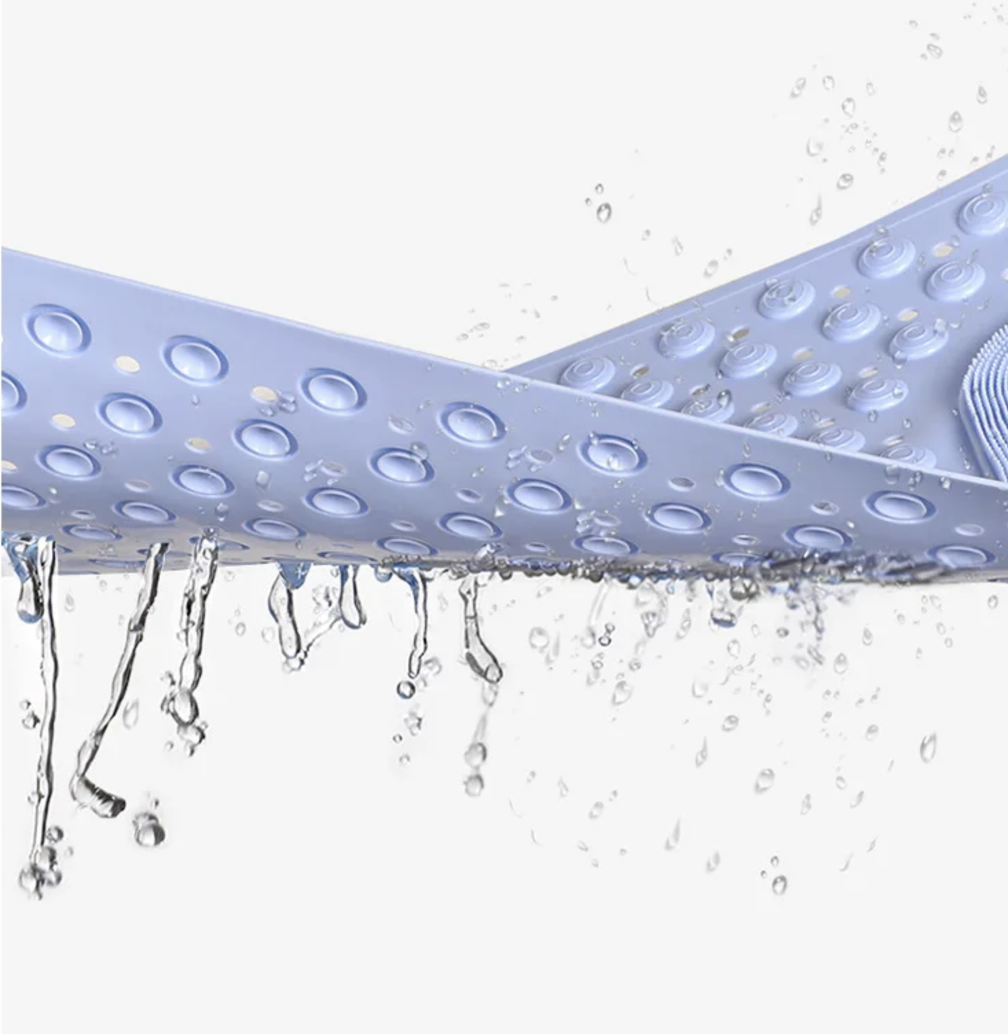 Mata Antypoślizgowa do łazienki, Niebieska - obrazek 5