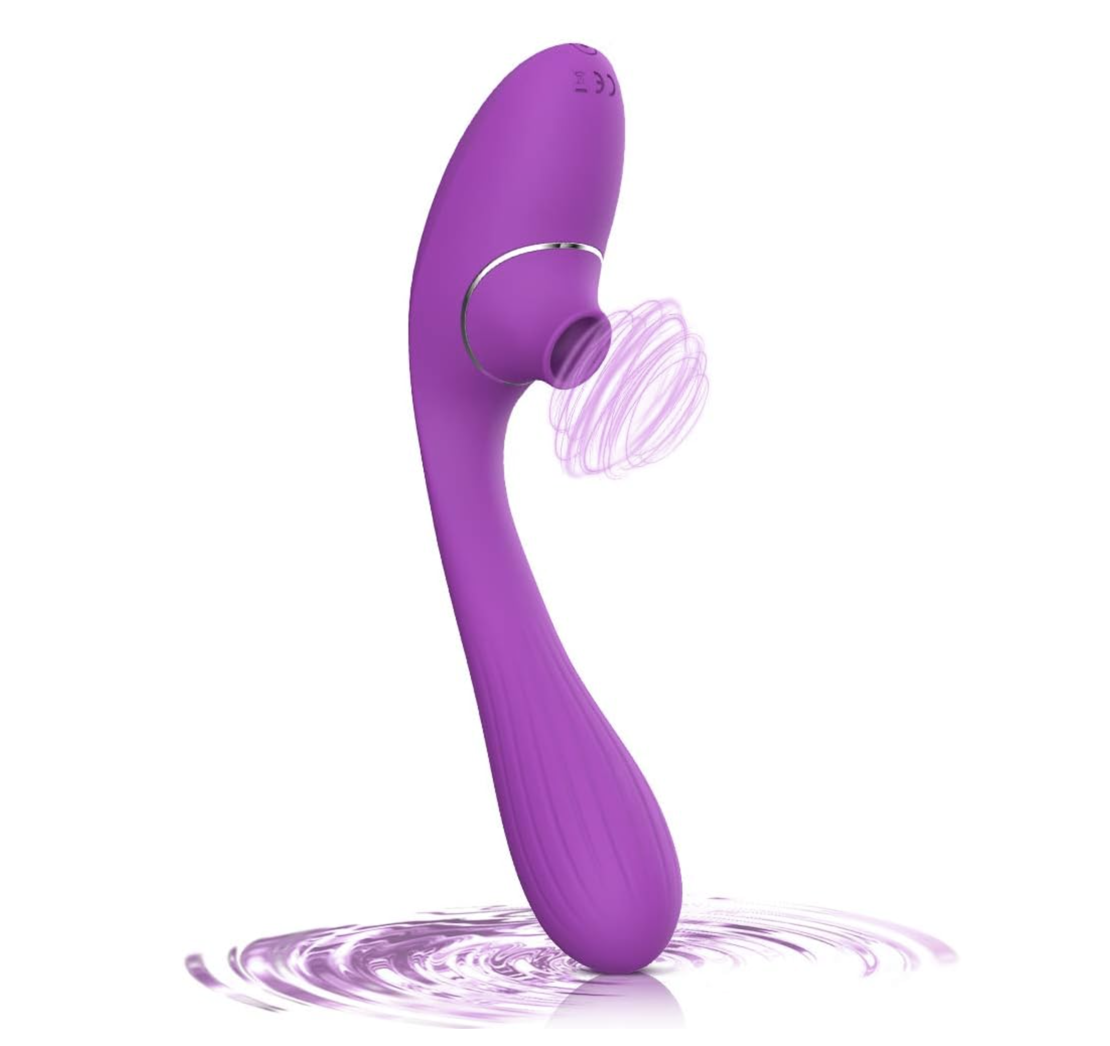 Wibrator z funkcją ssania i wibracji – wielofunkcyjny masażer łechtaczki i punktu G - obrazek 7