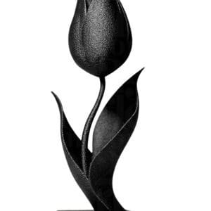 Figurka dekoracyjna Tulipan – elegancka ozdoba 3D do domu i biura - 15 cm