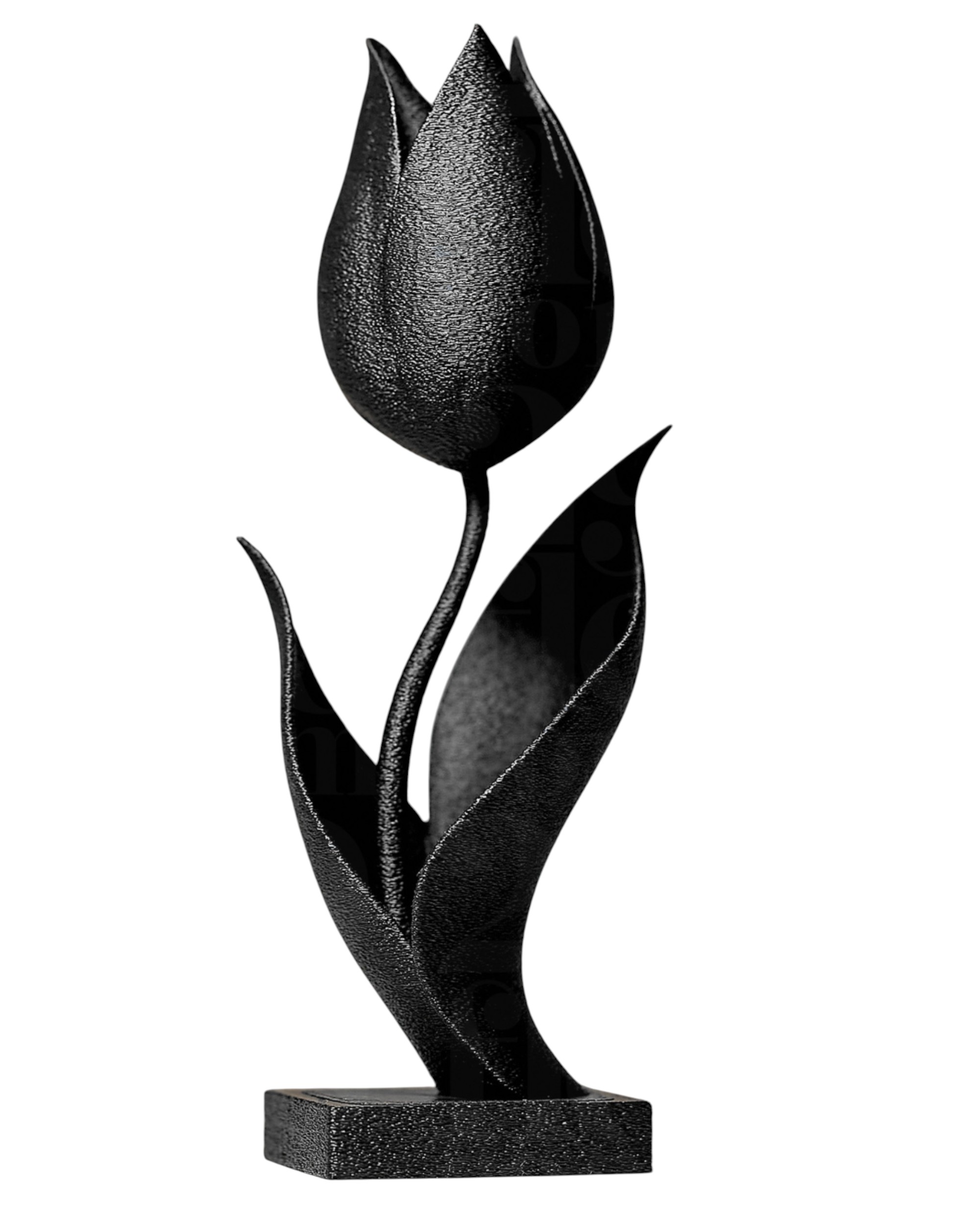 Figurka dekoracyjna Tulipan – elegancka ozdoba 3D do domu i biura - 15 cm