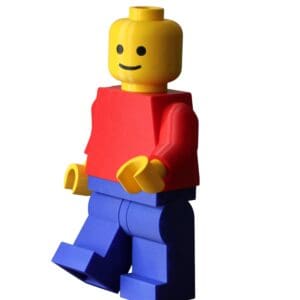 Kolekcjonerska figurka w stylu LEGO Brick MegaFigure 40 cm