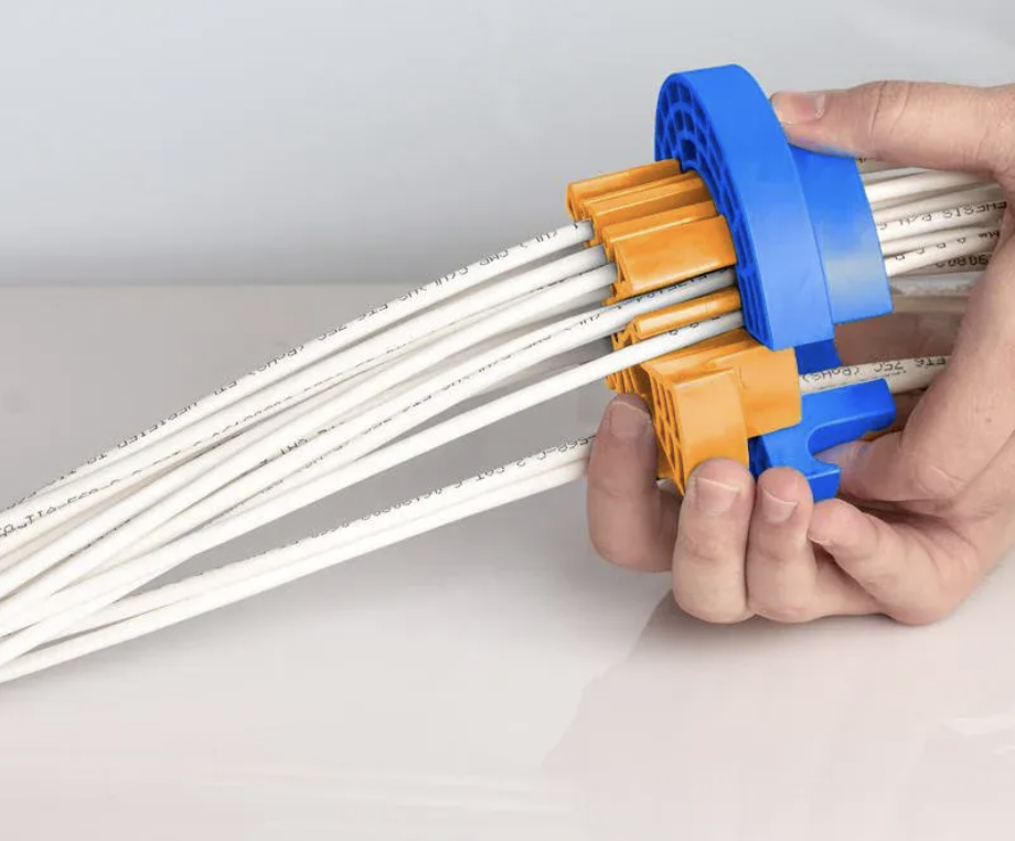 ORGANIZER WIĄZEK KABLI GRZEBIEŃ KABLOWY CZESAK DO KABLI Sieciowych 10 cm - obrazek 7