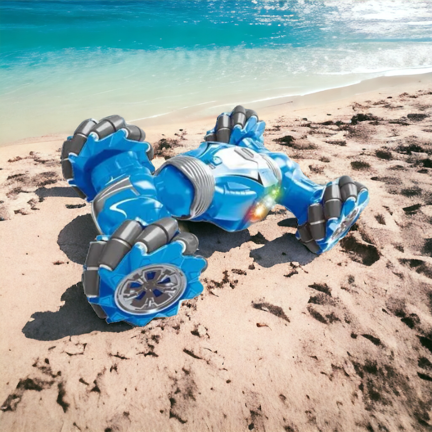 Samochód Zdalnie Sterowany Gestami KASKADERSKI 4x4 RC - Niebieski - obrazek 6