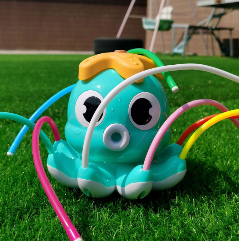 Zraszacz wodny dla dzieci ośmiornica z przyłączem do węża zabawa wodna - obrazek 5
