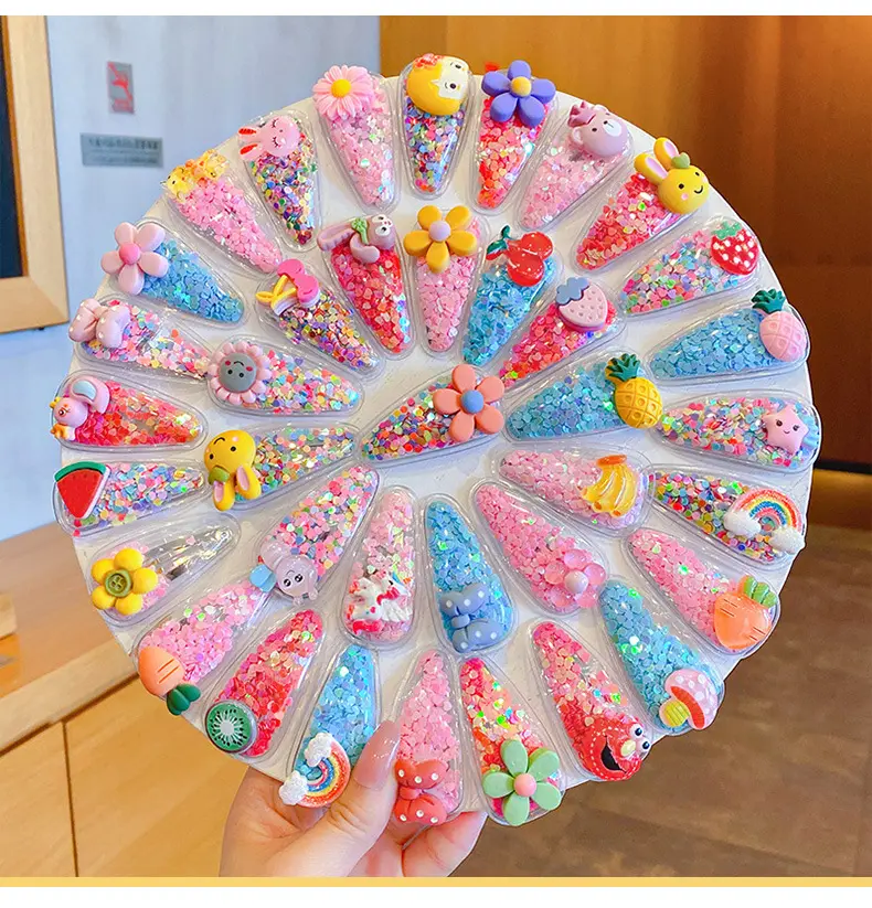 Zestaw wsuwek, spinek 5 sztuk dla Dziewczynki typ I - obrazek 2