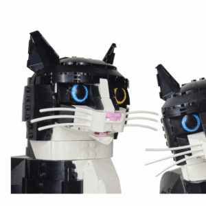 Kocie Wąsy do LEGO ideas 21349 – Idealne Uzupełnienie Twojego Kota - Białe