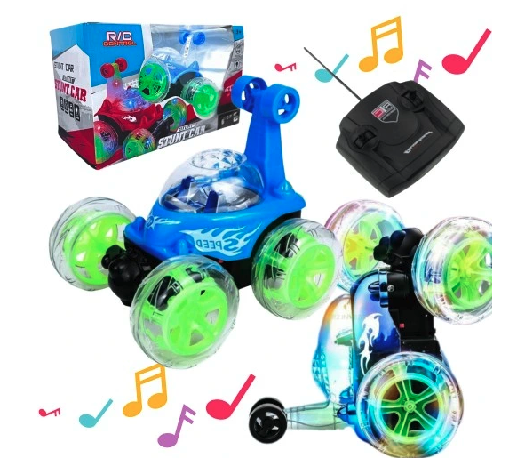 Samochód Zdalnie Sterowany Twister Akrobata - niebieski - obrazek 2