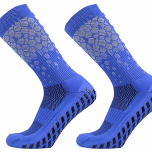 Skarpety Piłkarskie Antypoślizgowe FG 39-45 - Niebieskie