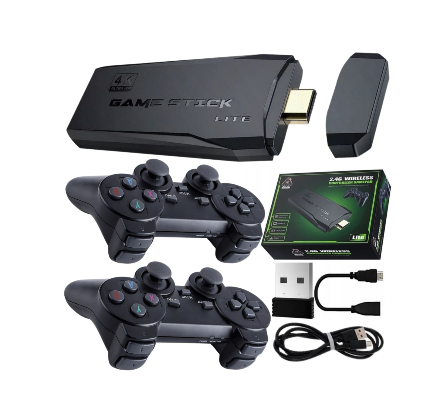 KONSOLA DO TELEWIZORA GRY EMULATOR KULTOWE GRY 20000 GIER + 2 PADY - obrazek 4