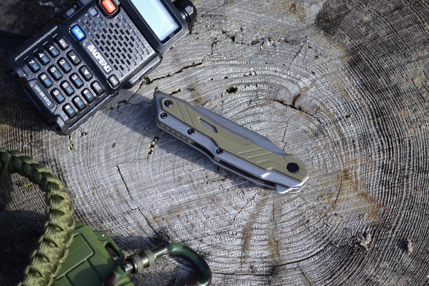 Nóż taktyczny, campingowy scyzoryk outdoor KERSH - obrazek 2