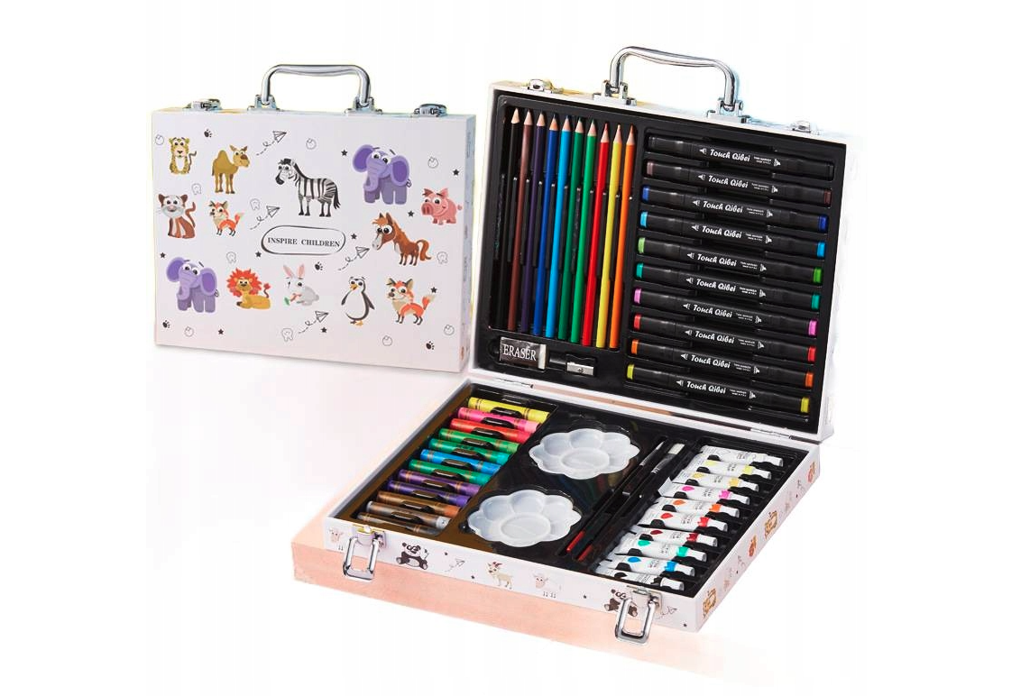 Zestaw Artystyczny dla Dzieci z Walizką 86 elementów - obrazek 3