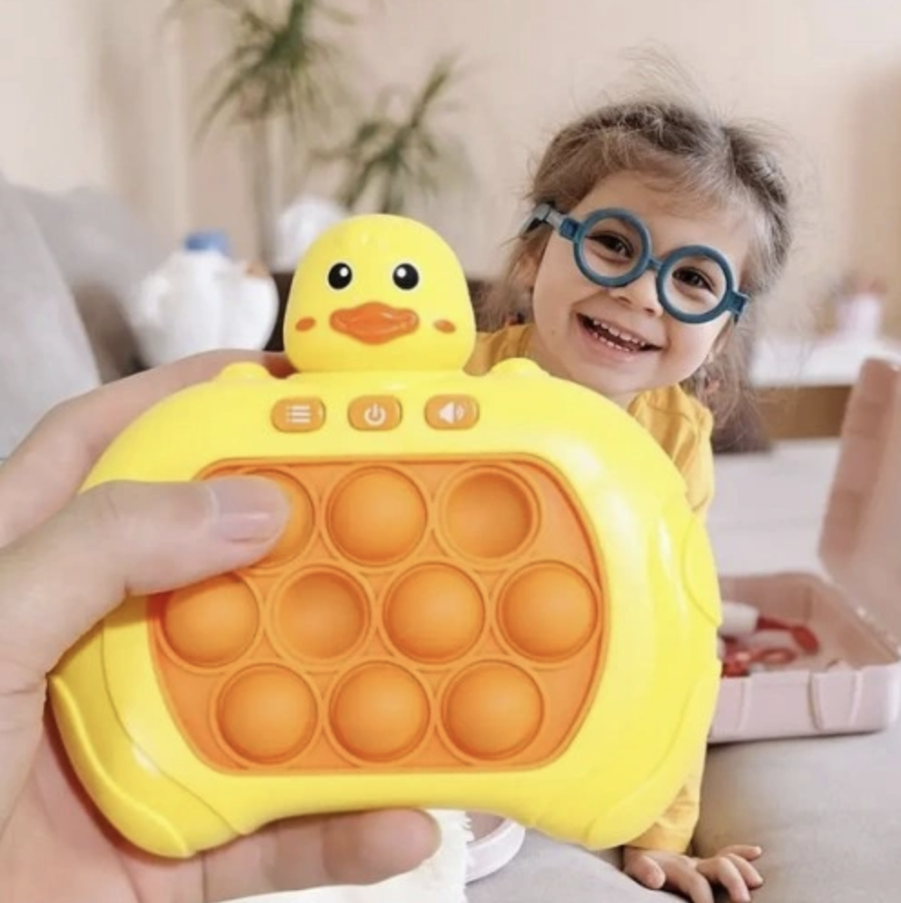 Elektroniczna, Antystresowa Gra Zręcznościowa Pop It - Kaczuszka - obrazek 4