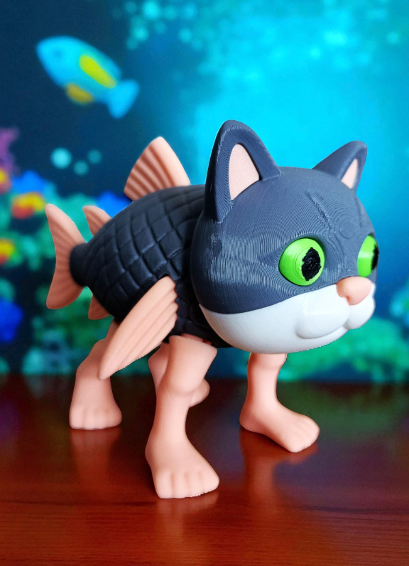 Figurka Trulimero trulichina 15 cm przegubowa Tik Tok Viral - obrazek 5