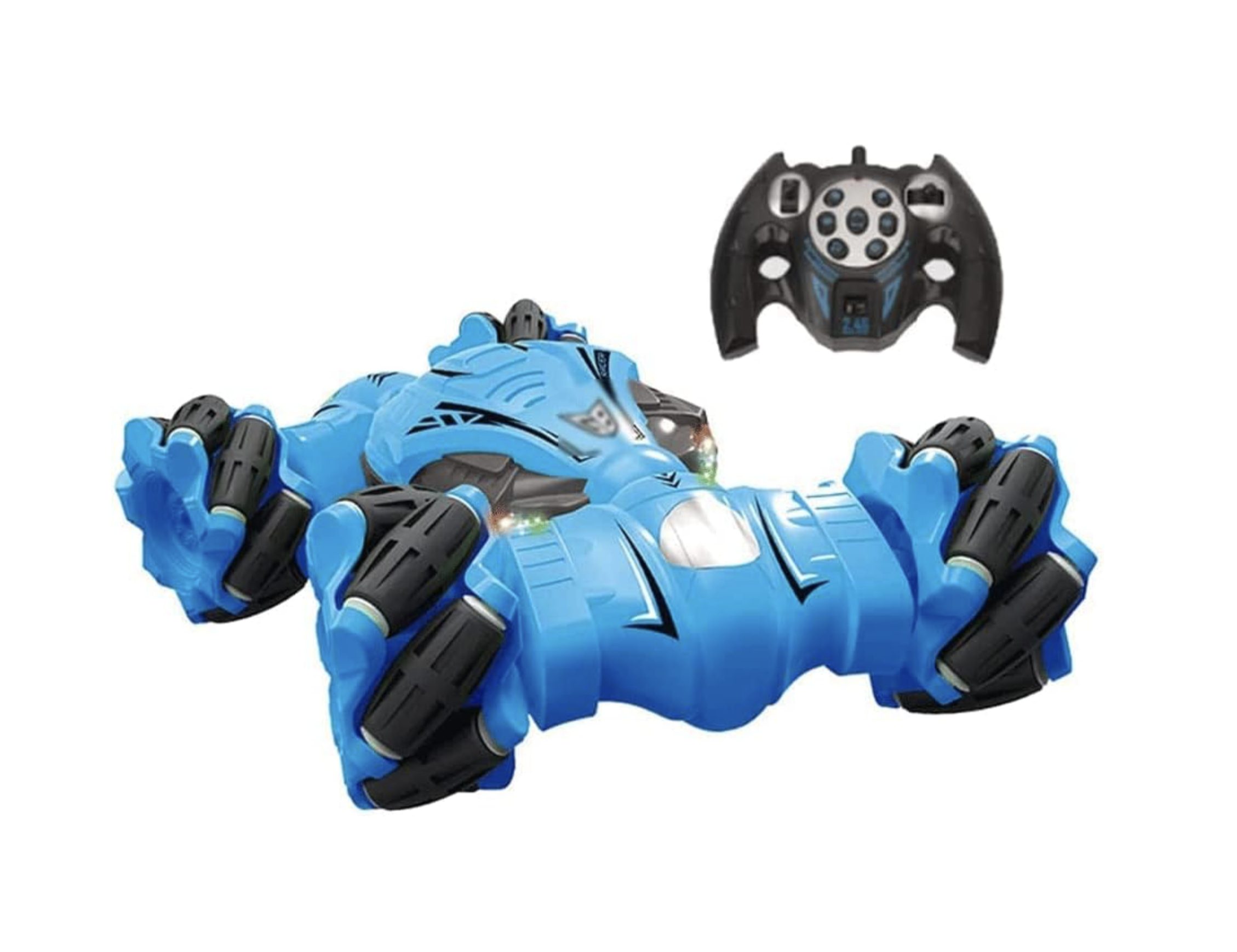 Samochód Zdalnie Sterowany Gestami KASKADERSKI 4x4 RC - Niebieski