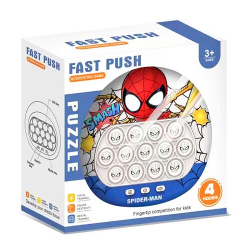 Elektroniczna, Antystresowa Gra Zręcznościowa Pop It - Spider Man II - obrazek 6