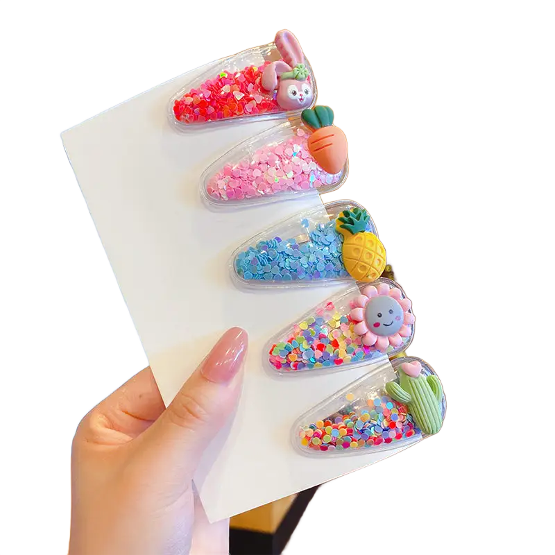 Zestaw wsuwek, spinek 5 sztuk dla Dziewczynki typ I