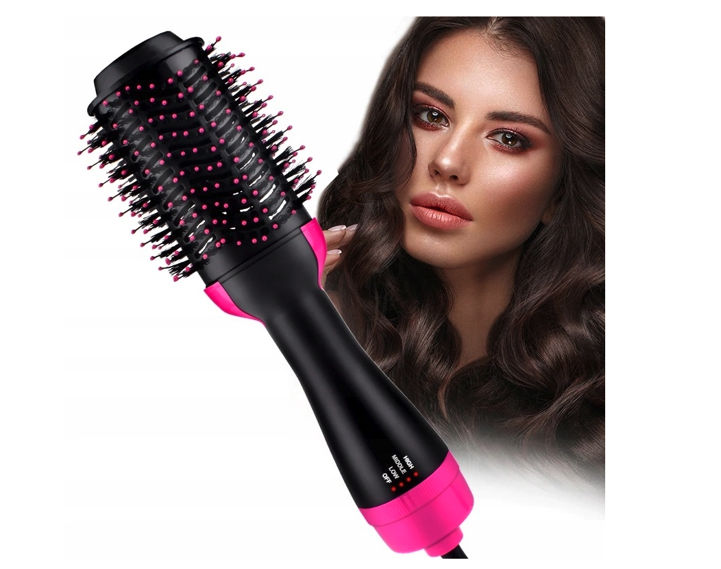 PROSTOWNICA 4W1 SZCZOTKA SUSZARKA LOKÓWKA CERAMICZNA JONIZACJA UNIWERSALNA - obrazek 2