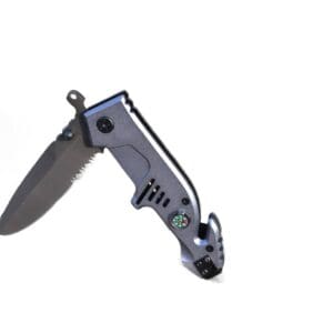 Nóż taktyczny outdoor survival tytanowy kompas PREZENT