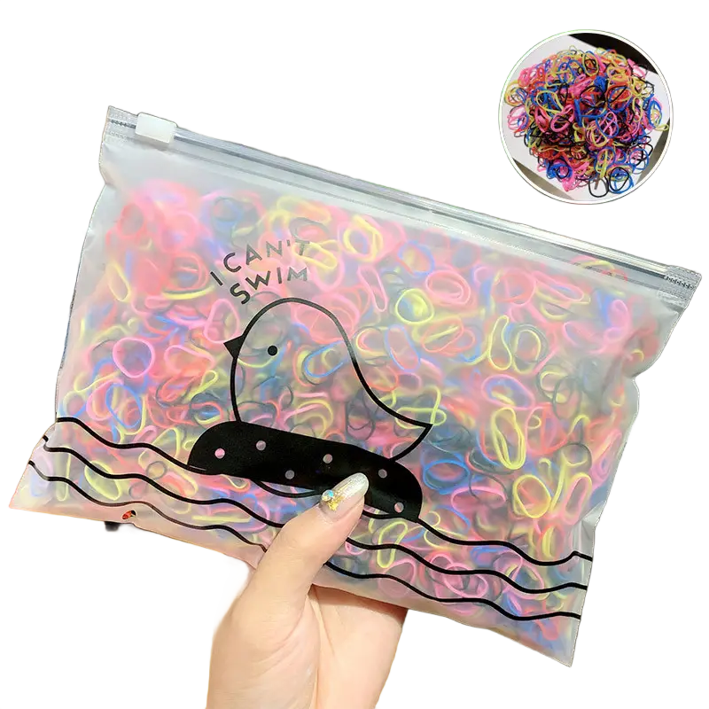 Zestaw Gumek do włosów 1000 Sztuk Mix Kolorów typ XXXIX