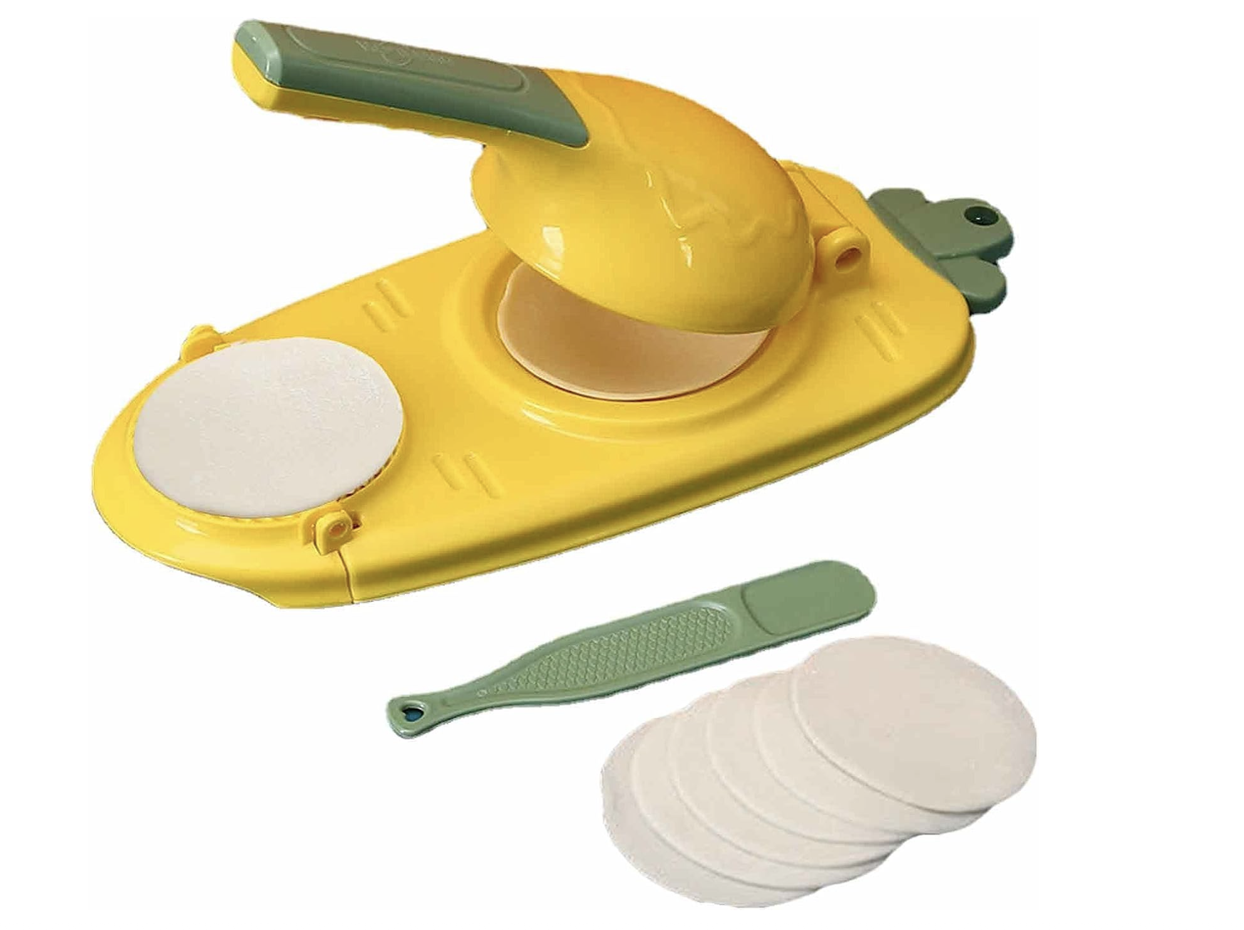 Forma, Maszynka do Lepienia Pierogów 2w1 - Żółta - obrazek 4