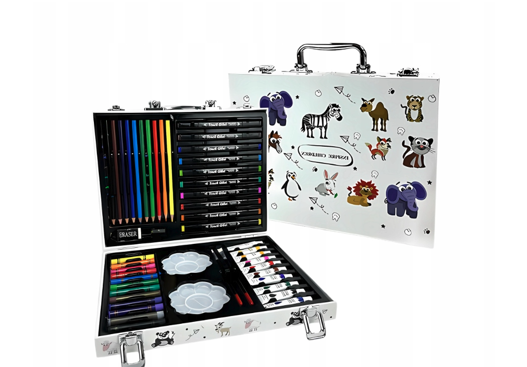 Zestaw Artystyczny dla Dzieci z Walizką 86 elementów
