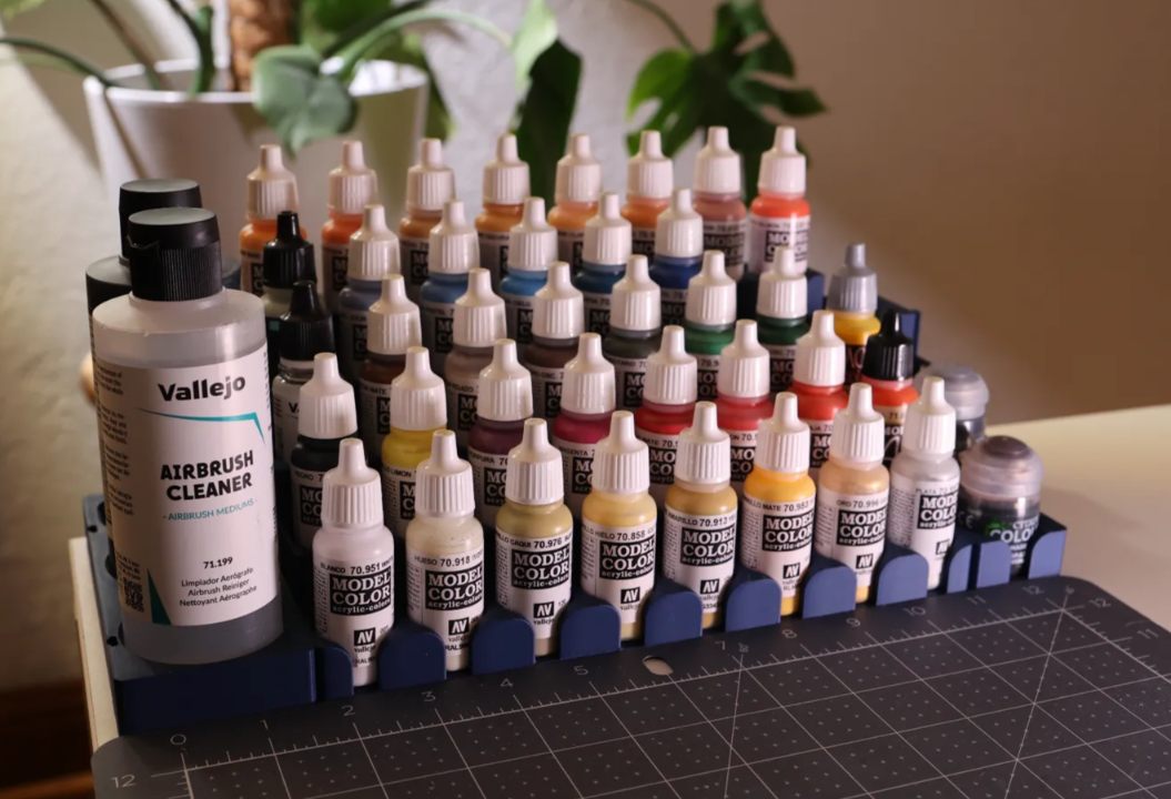 Podstawka stojak na farbki Army Painter Vallejo Citadel 10 sztuk - obrazek 7