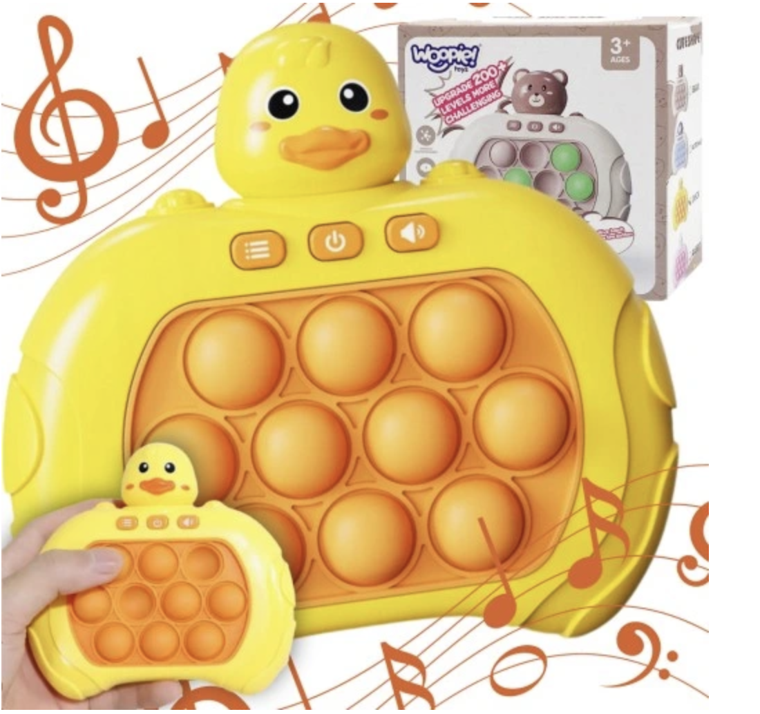 Elektroniczna, Antystresowa Gra Zręcznościowa Pop It - Kaczuszka - obrazek 3