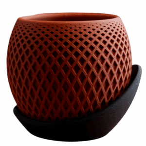 Geometryczna osłonka na doniczkę – nowoczesny design dla Twoich roślin