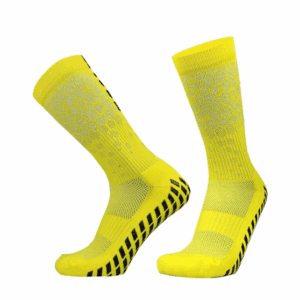 Skarpety Piłkarskie Antypoślizgowe FG 39-45 - Żółte