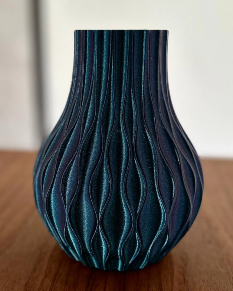 Wazon dekoracyjny na kwiaty, kwiaty Lego 20 cm - Czarny - obrazek 7