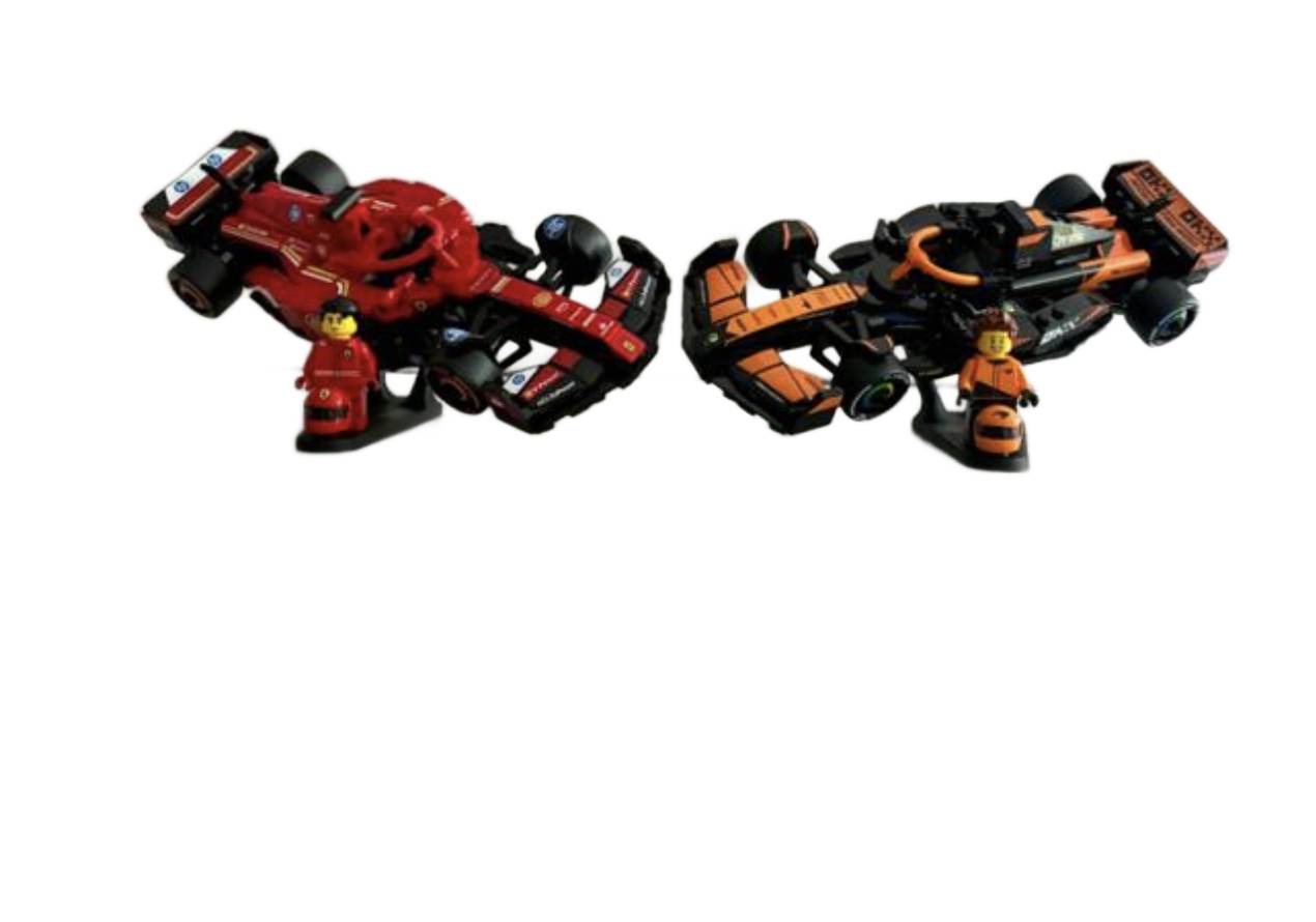 Stojak na auta LEGO Speed Champions F1 Podstawka na Formuły i Minifigurki - 2 szt.