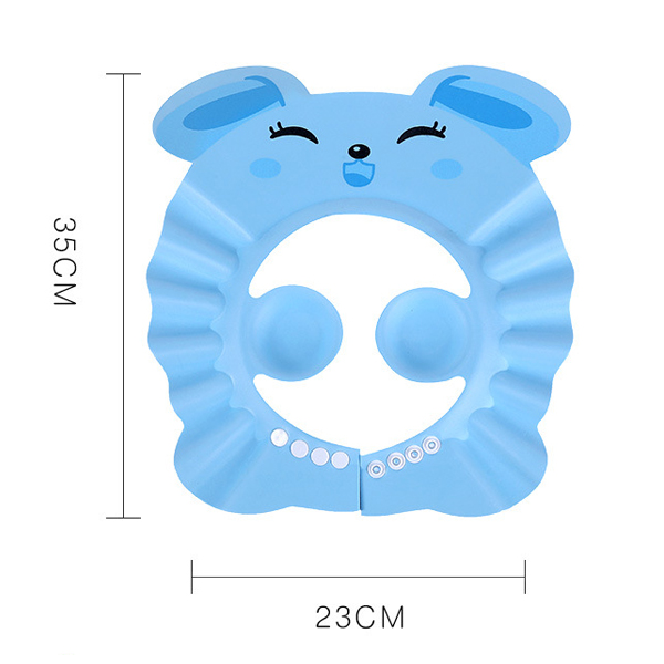 Daszek / Rondo Kąpielowe do Mycia Głowy Dzieci - Odcienie Niebieskiego - obrazek 6