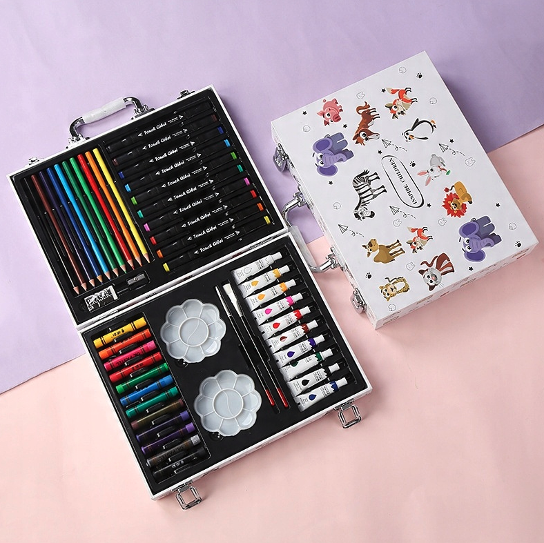 Zestaw Artystyczny dla Dzieci z Walizką 86 elementów - obrazek 5