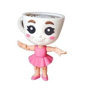 FIGURKA BALLERINA CAPUCHINA KAWA VIRAL TIKTOK BRAINROT MEGA DUŻA RUCHOMA