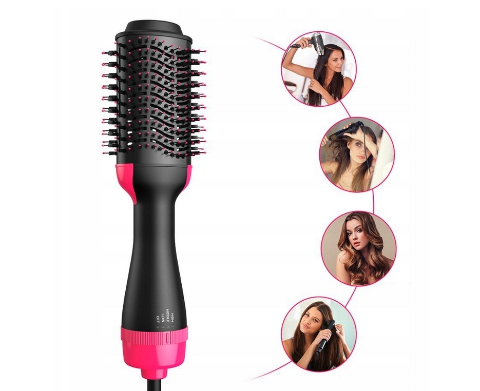 PROSTOWNICA 4W1 SZCZOTKA SUSZARKA LOKÓWKA CERAMICZNA JONIZACJA UNIWERSALNA