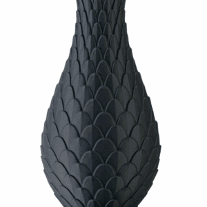 Wazon dekoracyjny Pine Cone Szyszka - Czarny 20 cm