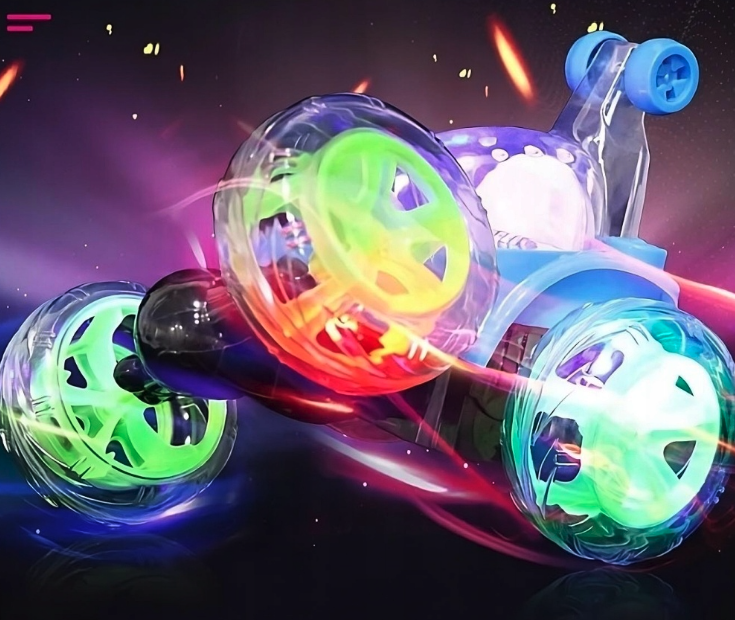 Samochód Zdalnie Sterowany Twister Akrobata - niebieski - obrazek 6