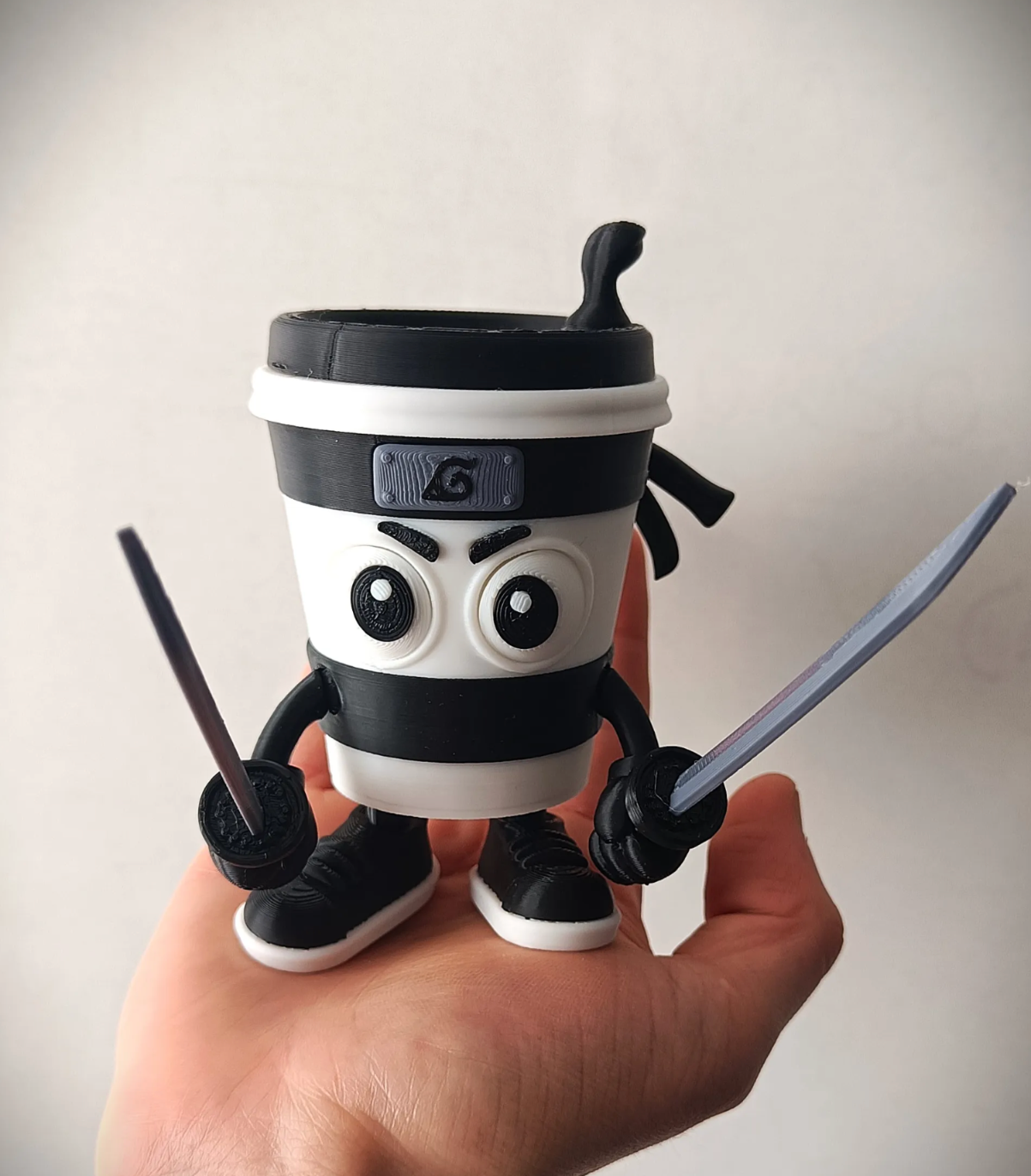 Figurka Cappuccino assassino 12 cm przegubowa Tik Tok Viral - obrazek 2