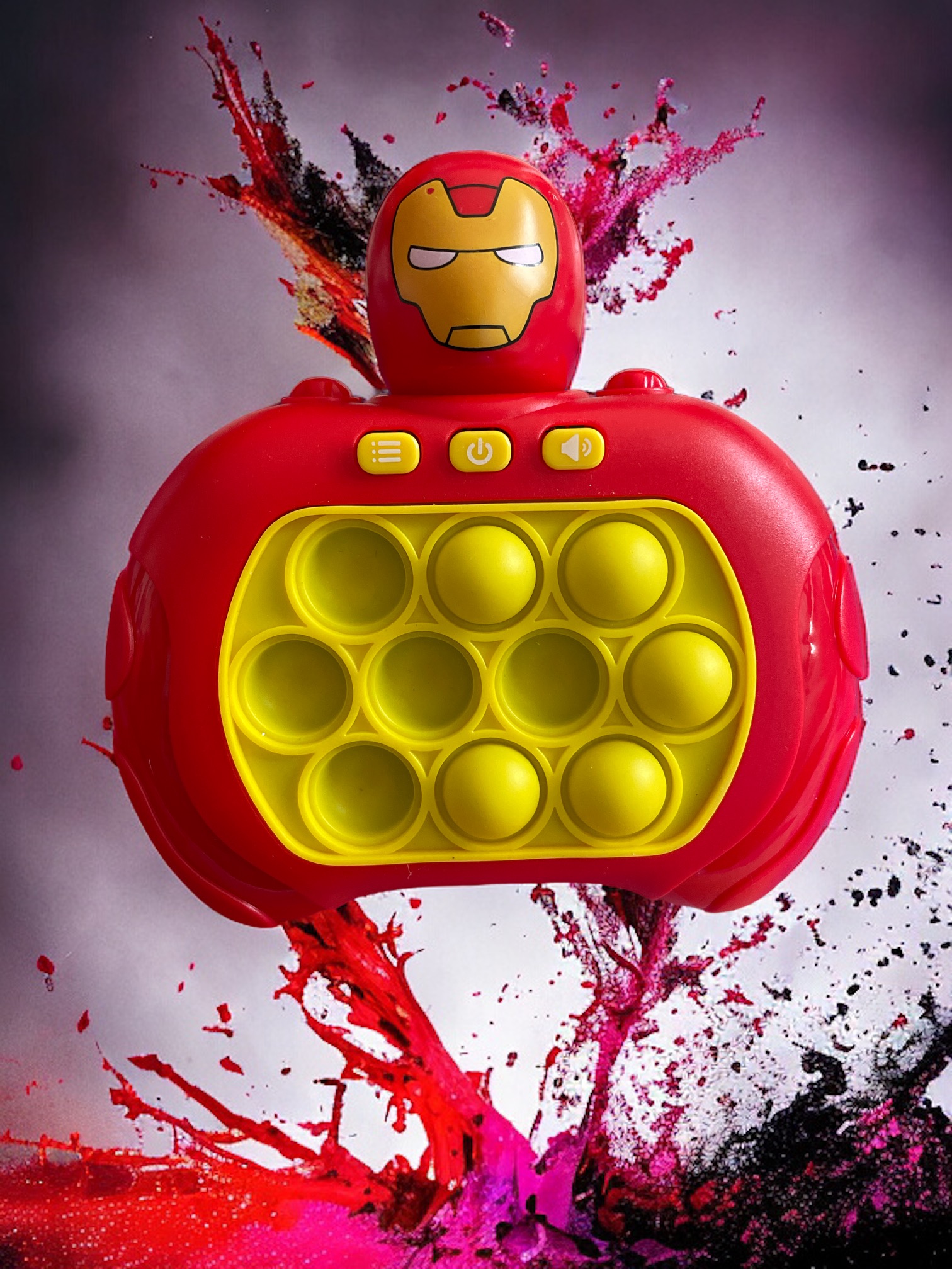 Elektroniczna, Antystresowa Gra Zręcznościowa Pop It - Iron Man - obrazek 2