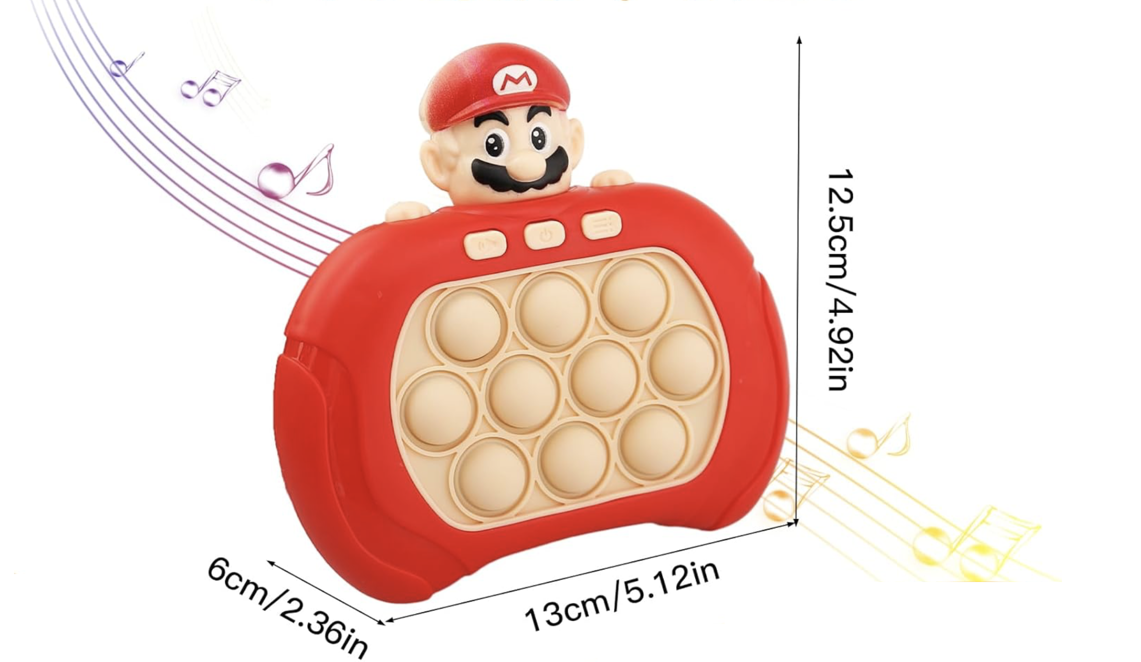 Elektroniczna, Antystresowa Gra Zręcznościowa Pop It - Super Mario - obrazek 6