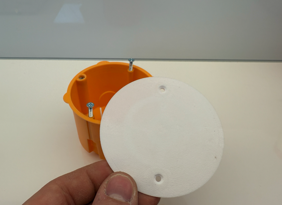 ZAŚLEPKA PUSZKI ELEKTRYCZNEJ FI60 DEKIEL POKRYWA - obrazek 4