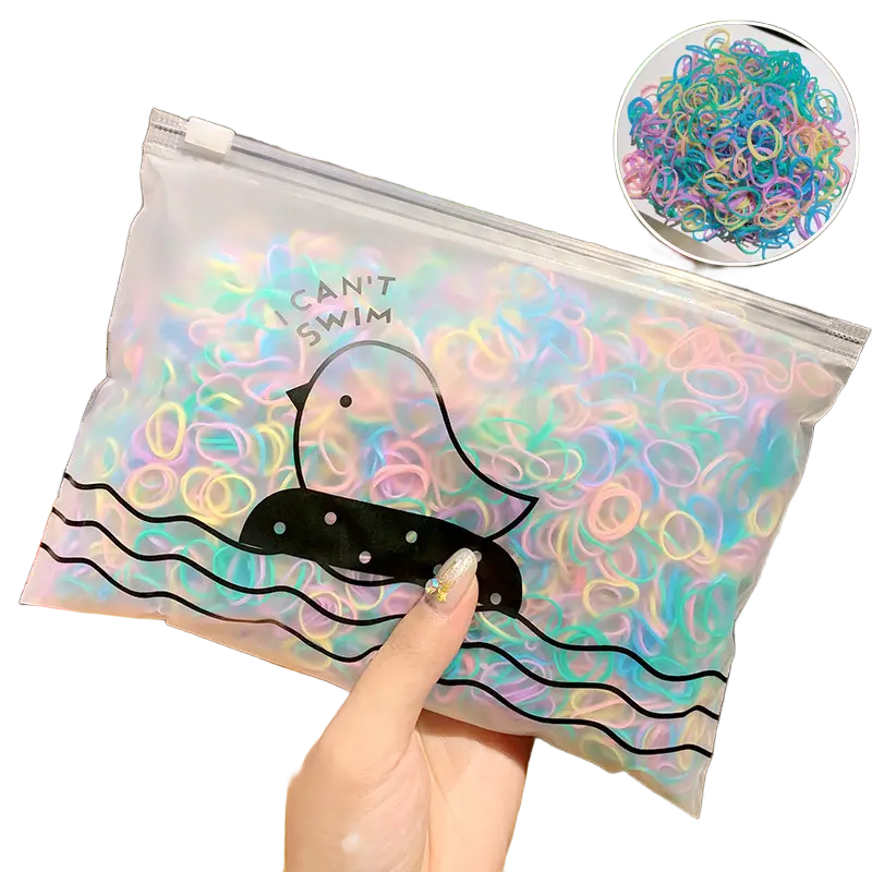 Zestaw Gumek do włosów 1000 Sztuk Mix Kolorów typ XXXVIII