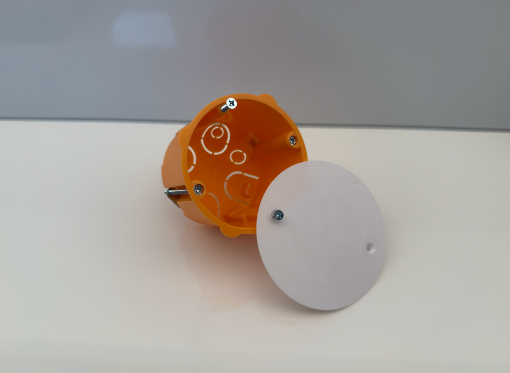 ZAŚLEPKA PUSZKI ELEKTRYCZNEJ FI60 DEKIEL POKRYWA - obrazek 5