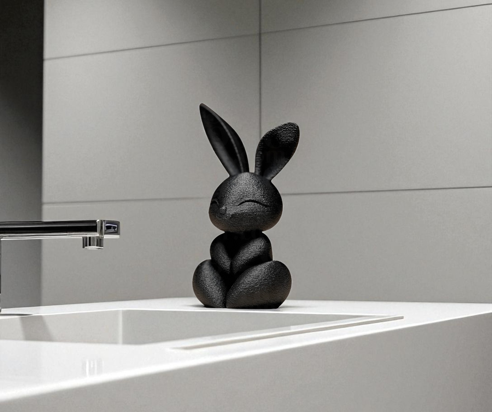 Figurka króliczka – urocza dekoracja, prezent, ozdoba kolekcjonerska - 8 cm - obrazek 3