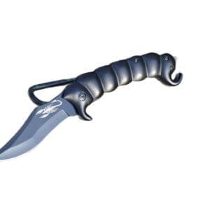 Nóż taktyczny, NÓŻ SKŁADANY skorpion, camping, survival