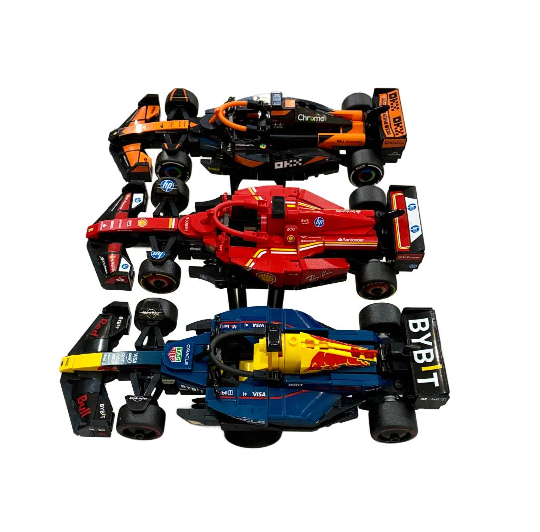Stojak Potrójny Uchwyt 3D Stand Podstawka na Modele Lego Speed Champions Formuła 1 F1 - obrazek 4