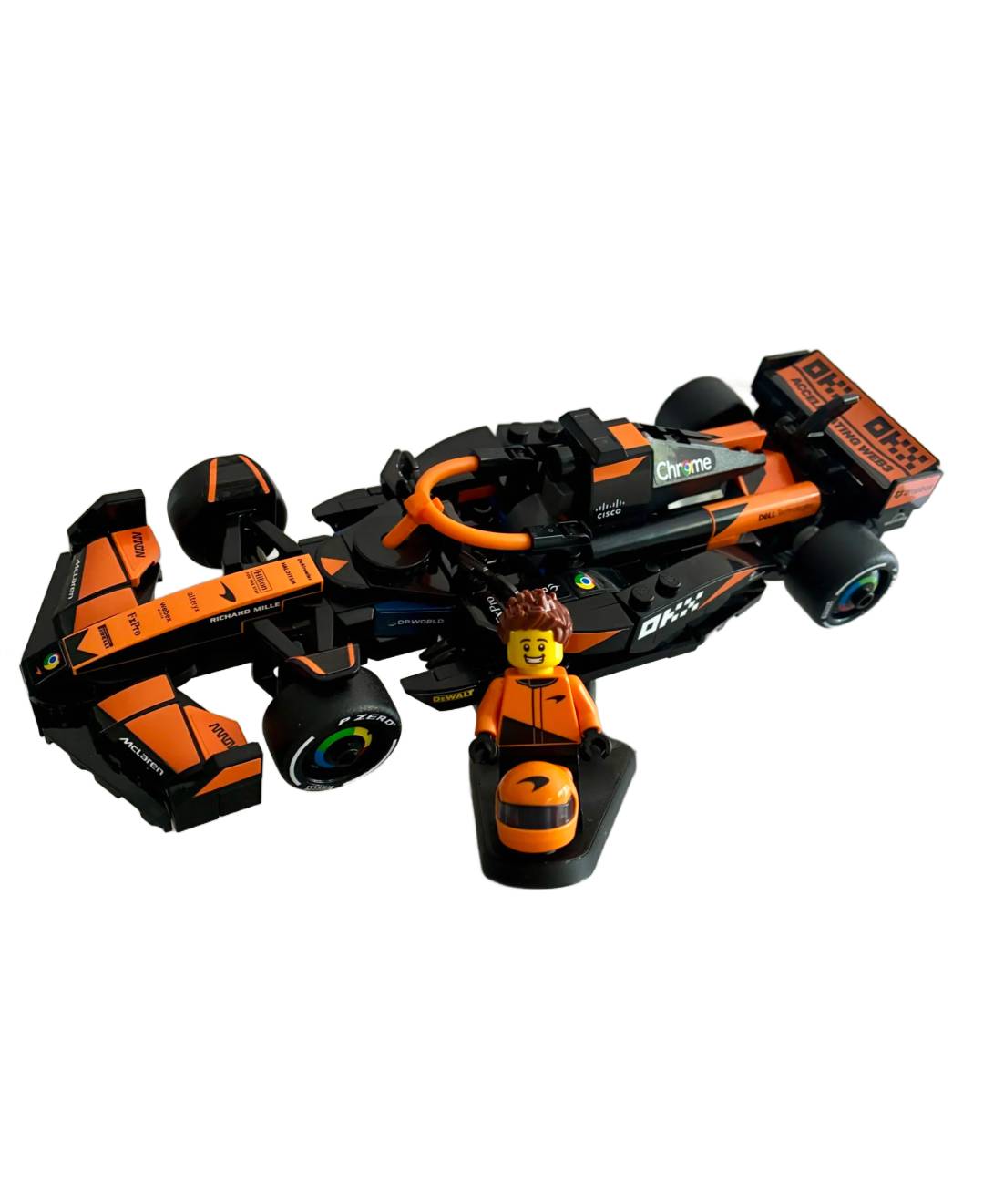 Stojak na auta LEGO Speed Champions F1 Podstawka na Formuły i Minifigurki - 2 szt. - obrazek 3