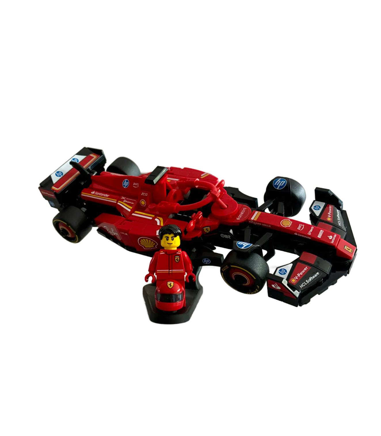 Stojak na auta LEGO Speed Champions F1 Podstawka na Formuły i Minifigurki - 2 szt. - obrazek 2