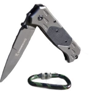 Nóż survivalowy dodatek do plecaka stal nierdzewna